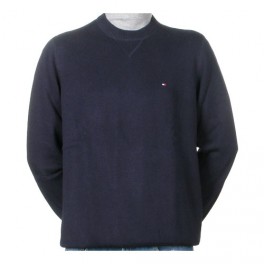 Pull Tommy Hilfiger Classique Bleu foncé homme 412410