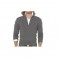 Pull Ralph Lauren Gris Foncé col Zip homme