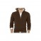 Pull Ralph Lauren Marron col Zip homme