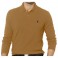 Pull Ralph Lauren Laine Col chemisé Beige homme