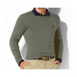 Pull Ralph Lauren Le Classique Vert homme